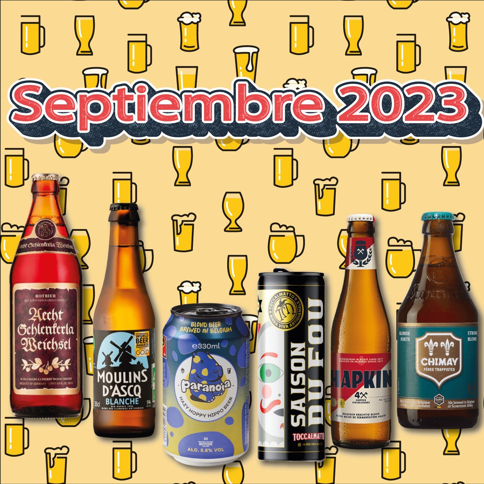 Suscripción de Cerveza Artesanal Septiembre 2023